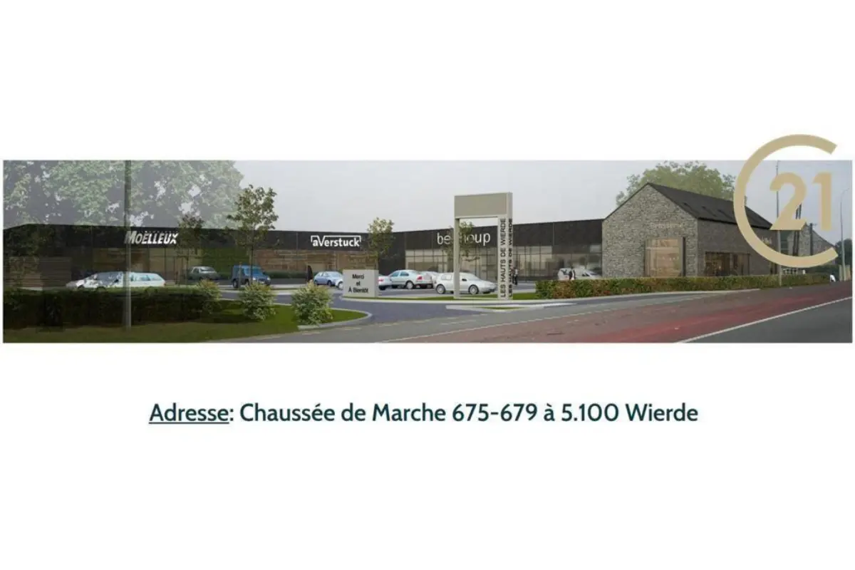 Commerce à louer à Wierde 5100 4425.00€  chambres 354.00m² - annonce 2810
