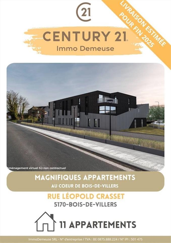 Appartement à vendre à Namur 5000 290000.00€ 2 chambres 110.00m² - annonce 1359443