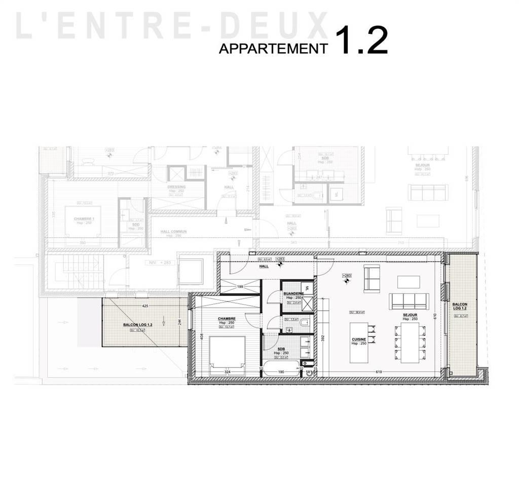 Appartement à vendre à Ciney 5590 268000.00€ 1 chambres 84.08m² - annonce 1383447