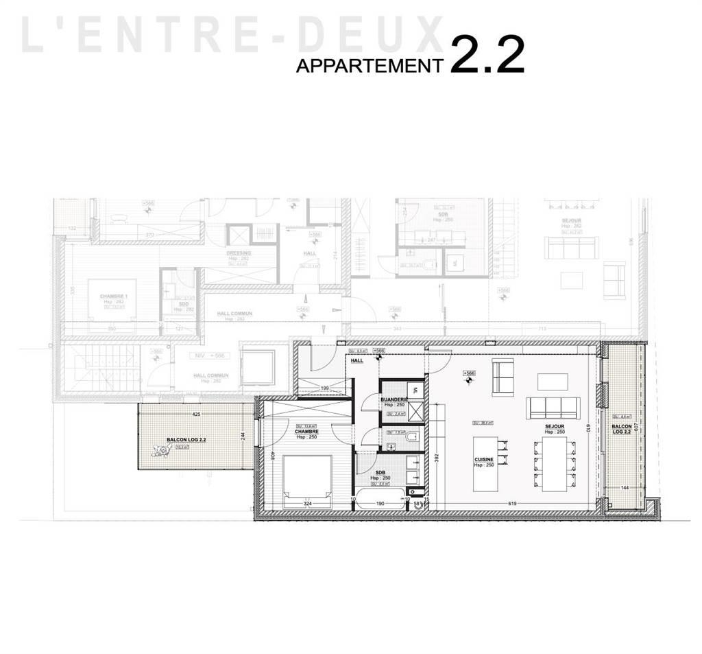 Appartement à vendre à Ciney 5590 272000.00€ 1 chambres 84.08m² - annonce 1383444