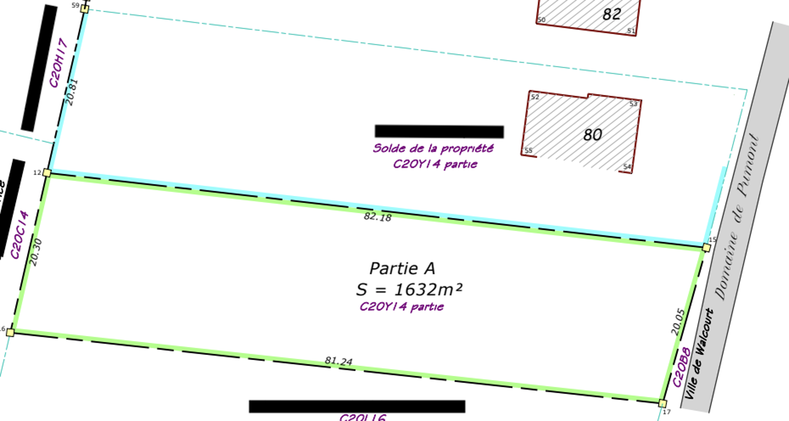 Terrain à vendre à Walcourt 5650 70000.00€ chambres m² - annonce 242012