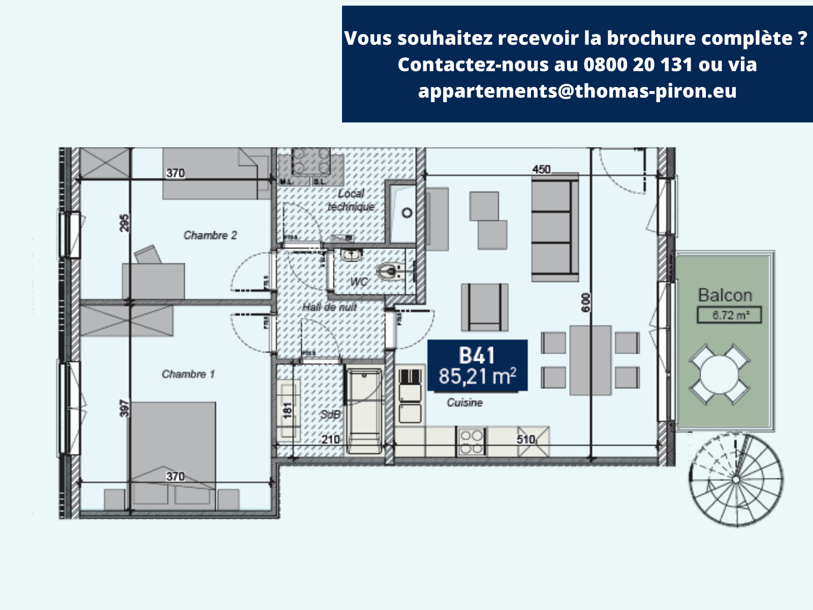 Appartement à vendre à Saint-Servais 5002 281000.00€ 2 chambres 85.21m² - annonce 366279