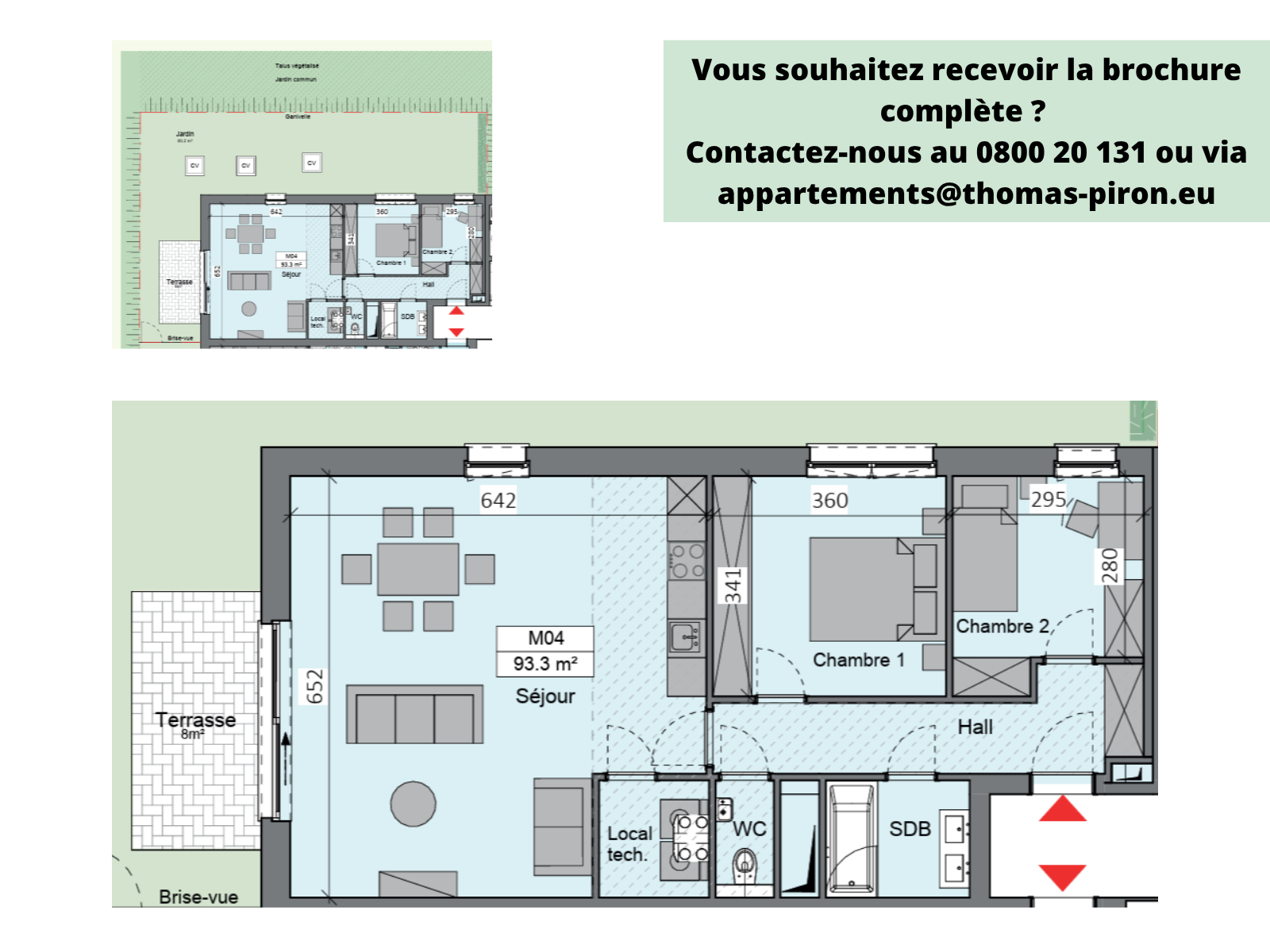 Appartement à vendre à Sambreville 5060 350000.00€ 2 chambres 93.30m² - annonce 365605