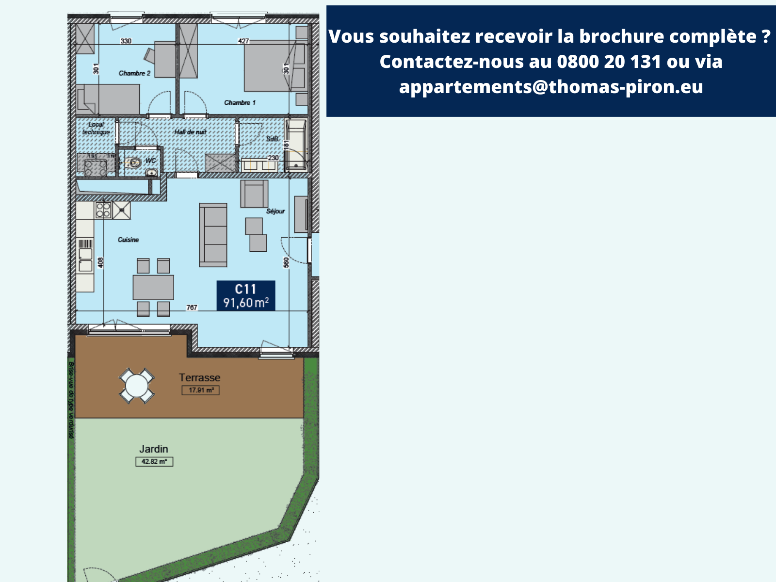 Appartement à vendre à Saint-Servais 5002 294000.00€ 2 chambres 91.60m² - annonce 366282