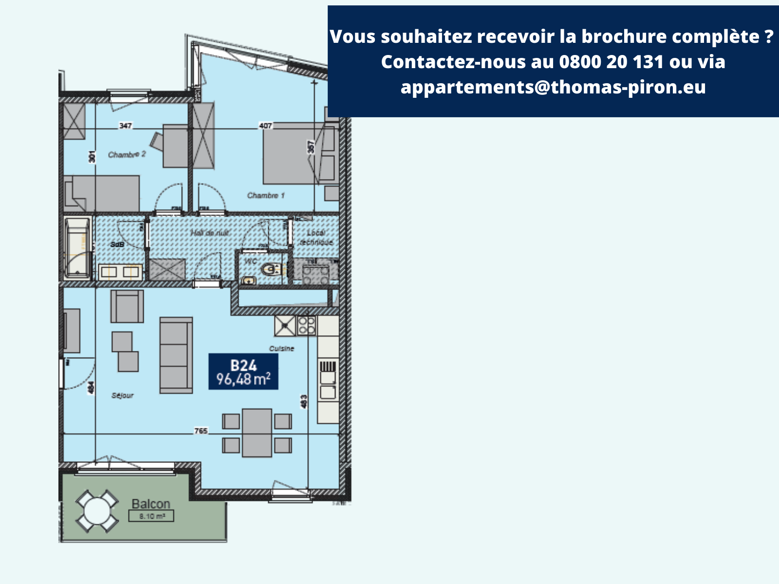 Appartement à vendre à Saint-Servais 5002 287000.00€ 2 chambres 96.48m² - annonce 366327