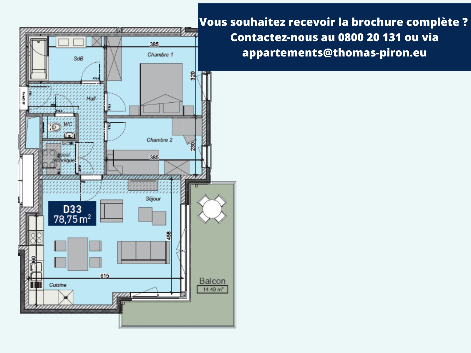 Appartement à vendre à Saint-Servais 5002 262000.00€ 2 chambres 79.00m² - annonce 366245