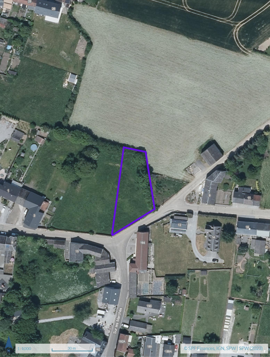 Terrain à vendre à Hanzinne 5621 99000.00€ chambres m² - annonce 392772