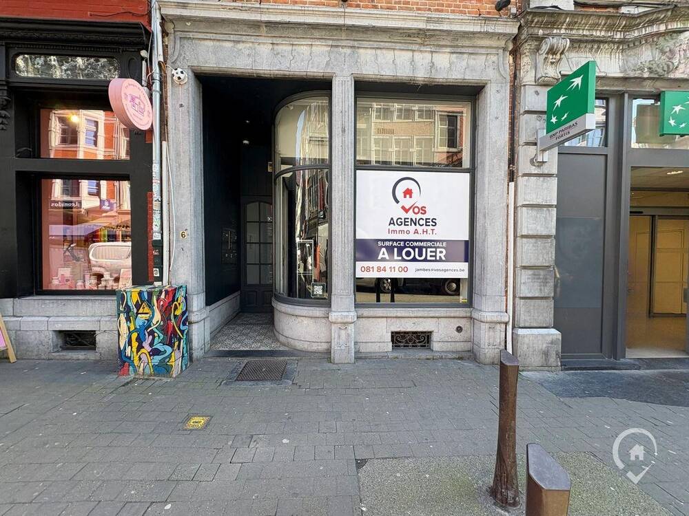 Commerce à louer à Namur 5000 3000.00€ chambres m² - annonce 408870