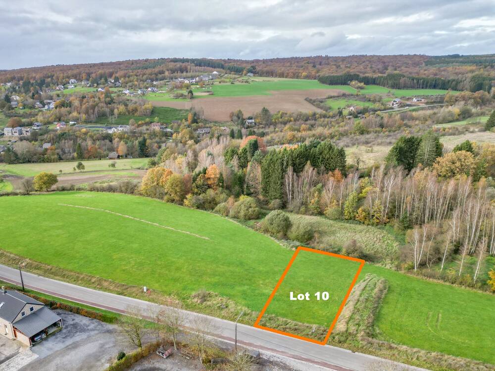 Terrain à vendre à Gedinne 5575 75000.00€ chambres m² - annonce 416574