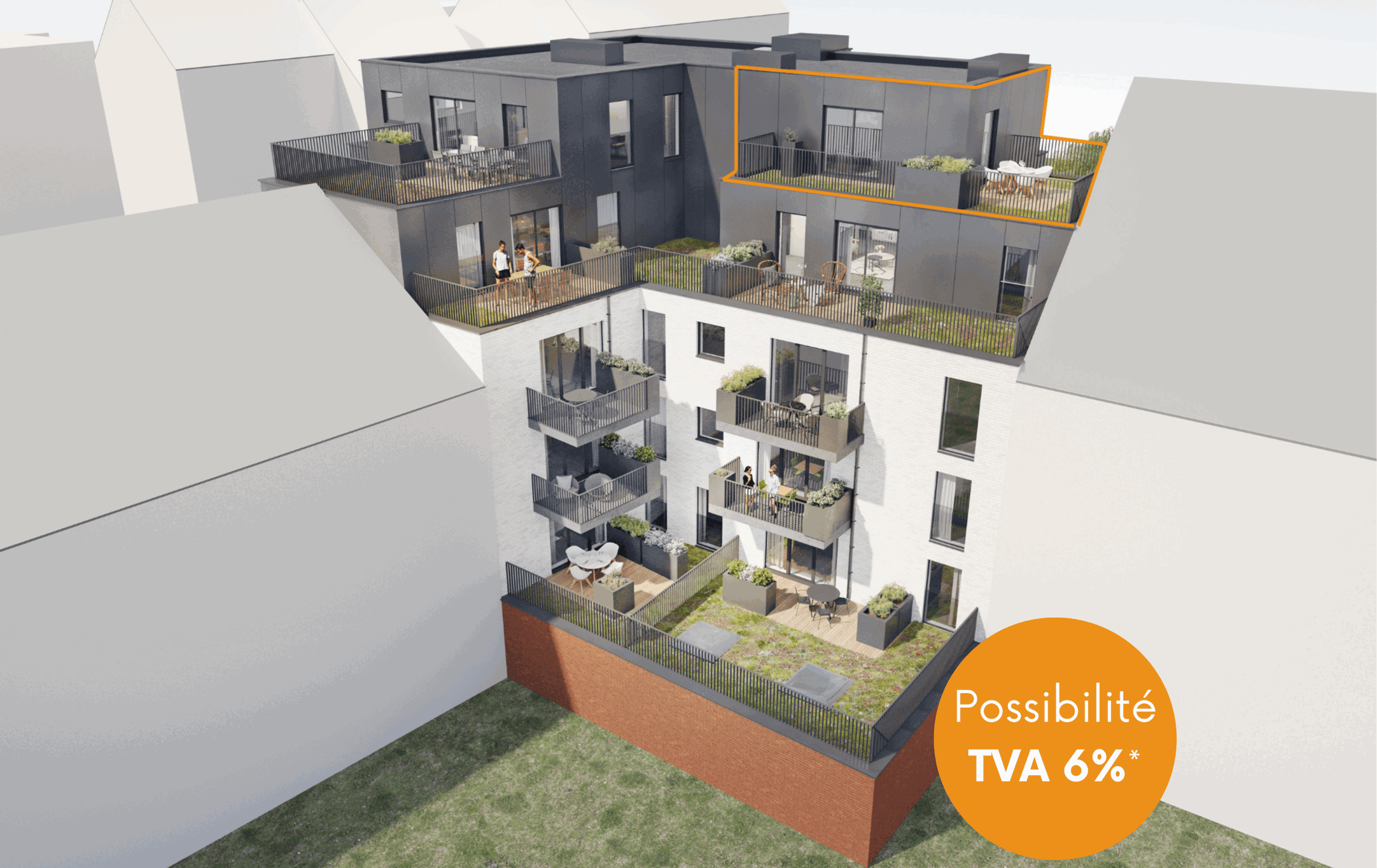 Penthouse à vendre à Jambes 5100 275000.00€ 1 chambres 58.00m² - annonce 448147