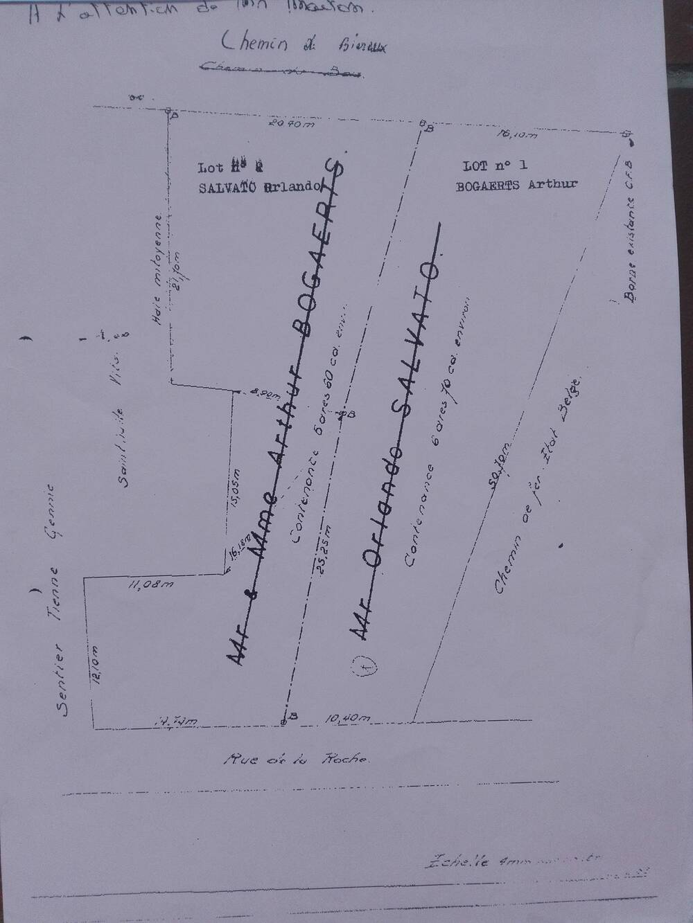 Terrain à vendre à Pry 5650 53600.00€ chambres m² - annonce 487300