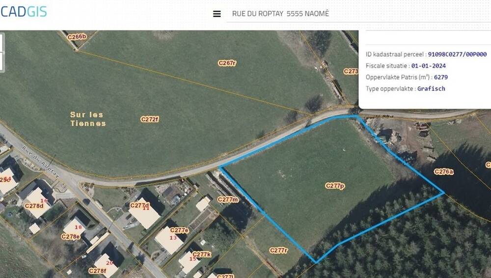 Terrain à vendre à Bièvre 5555 12558.00€ chambres m² - annonce 491603