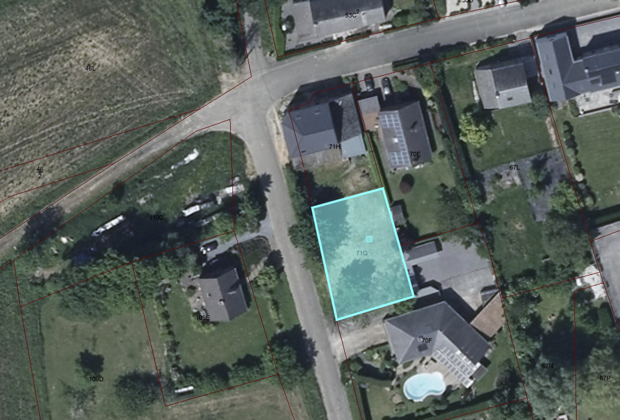 Terrain à vendre à Courrière 5336 90000.00€ chambres m² - annonce 499111