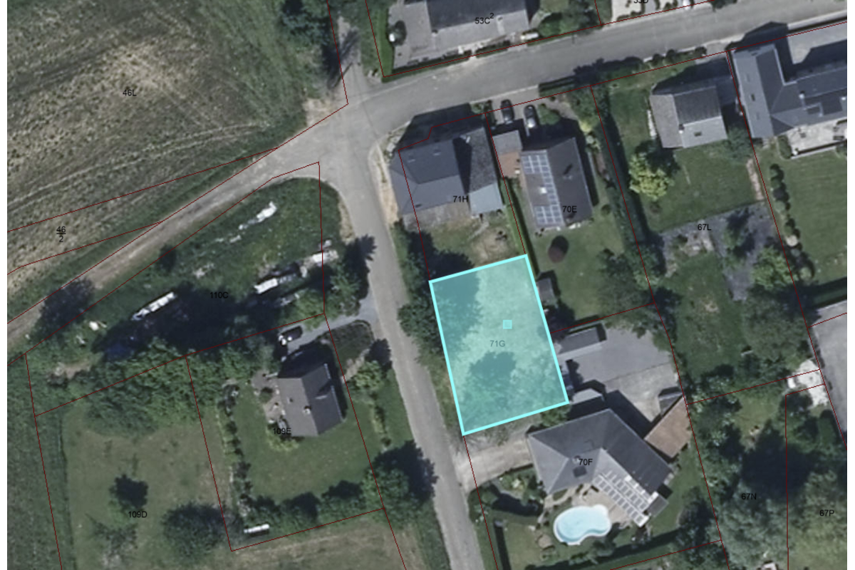 Terrain à vendre à Courrière 5336 90000.00€  chambres m² - annonce 499111