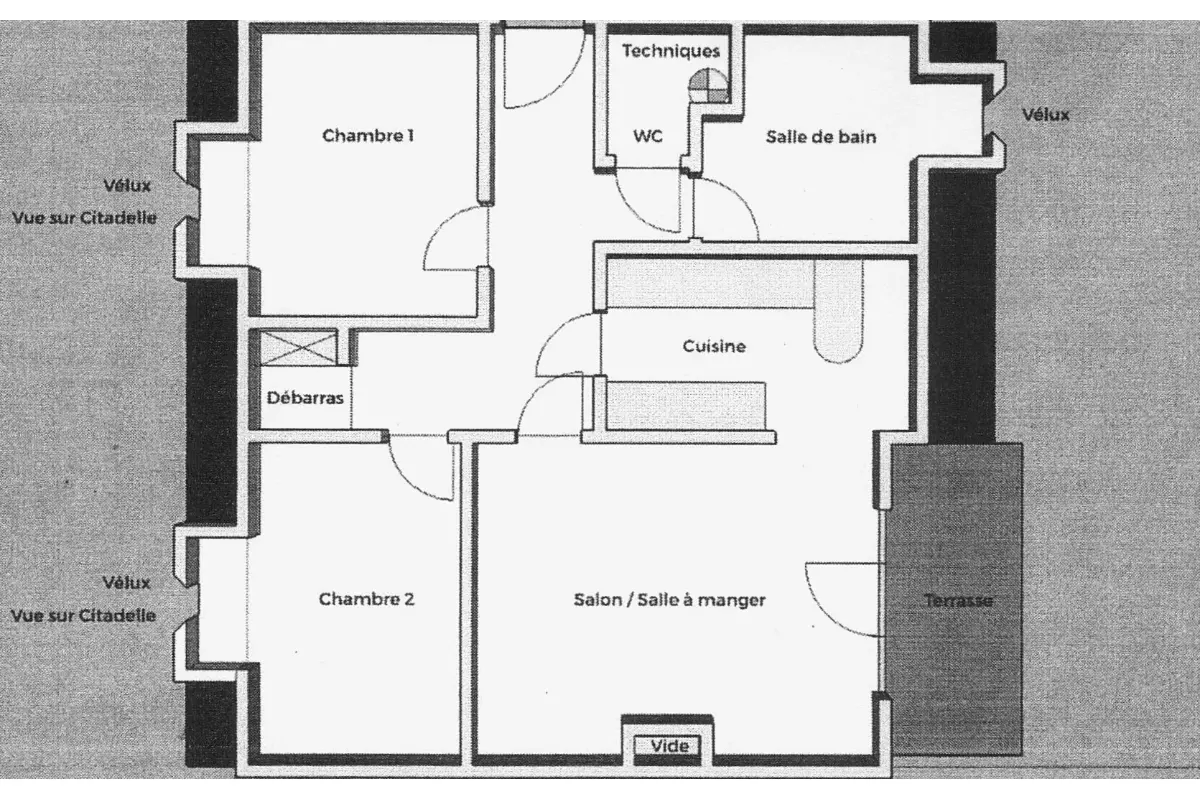 Appartement à louer à Jambes 5100 870.00€ 2 chambres 76.00m² - annonce 633523