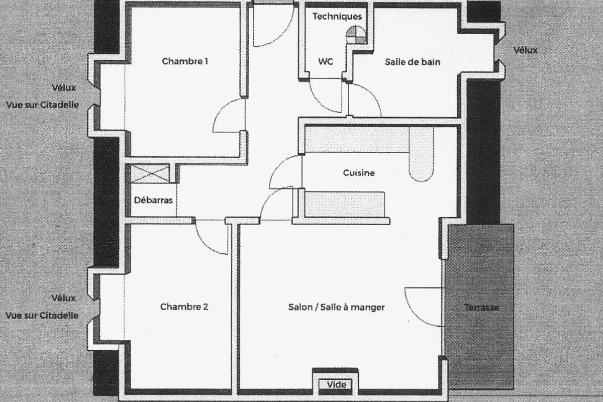 Appartement à louer à Jambes 5100 870.00€ 2 chambres 76.00m² - annonce 633523