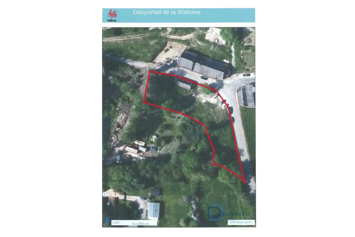 Terrain à vendre à Sautour 5600 80000.00€  chambres m² - annonce 640872