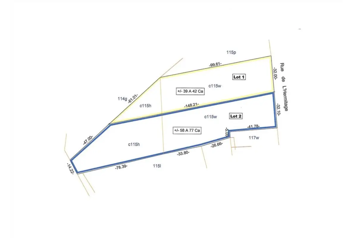 Terrain à vendre à Brûly 5660 45000.00€  chambres m² - annonce 668318