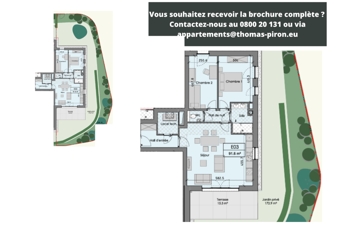 Appartement à vendre à Ciney 5590 355000.00€ 2 chambres 91.60m² - annonce 671281