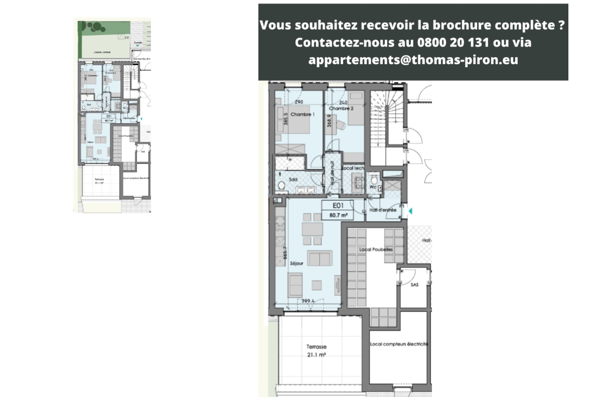 Appartement à vendre à Ciney 5590 290000.00€ 2 chambres 80.70m² - annonce 671279
