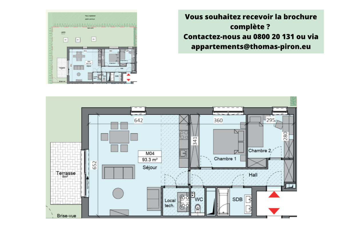 Appartement à vendre à Sambreville 5060 338719.00€ 2 chambres 93.30m² - annonce 670830