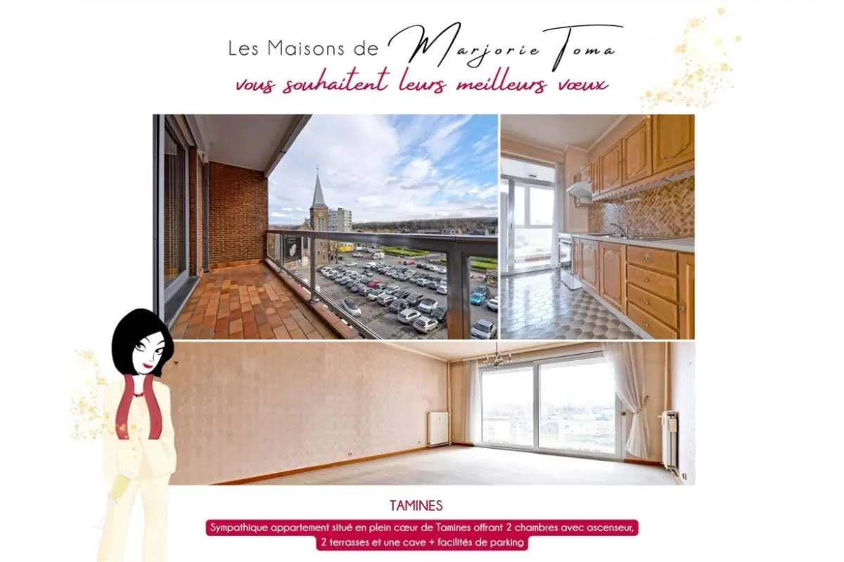 Appartement à vendre à Tamines 5060 175000.00€ 2 chambres 95.01m² - annonce 676913
