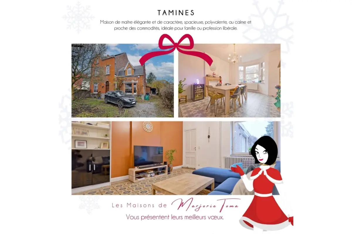 Maison à vendre à Tamines 5060 365000.00€ 3 chambres 267.81m² - annonce 676944