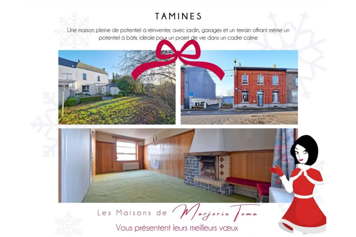 Maison à vendre à Tamines 5060 189000.00€ 4 chambres 395.70m² - annonce 676943
