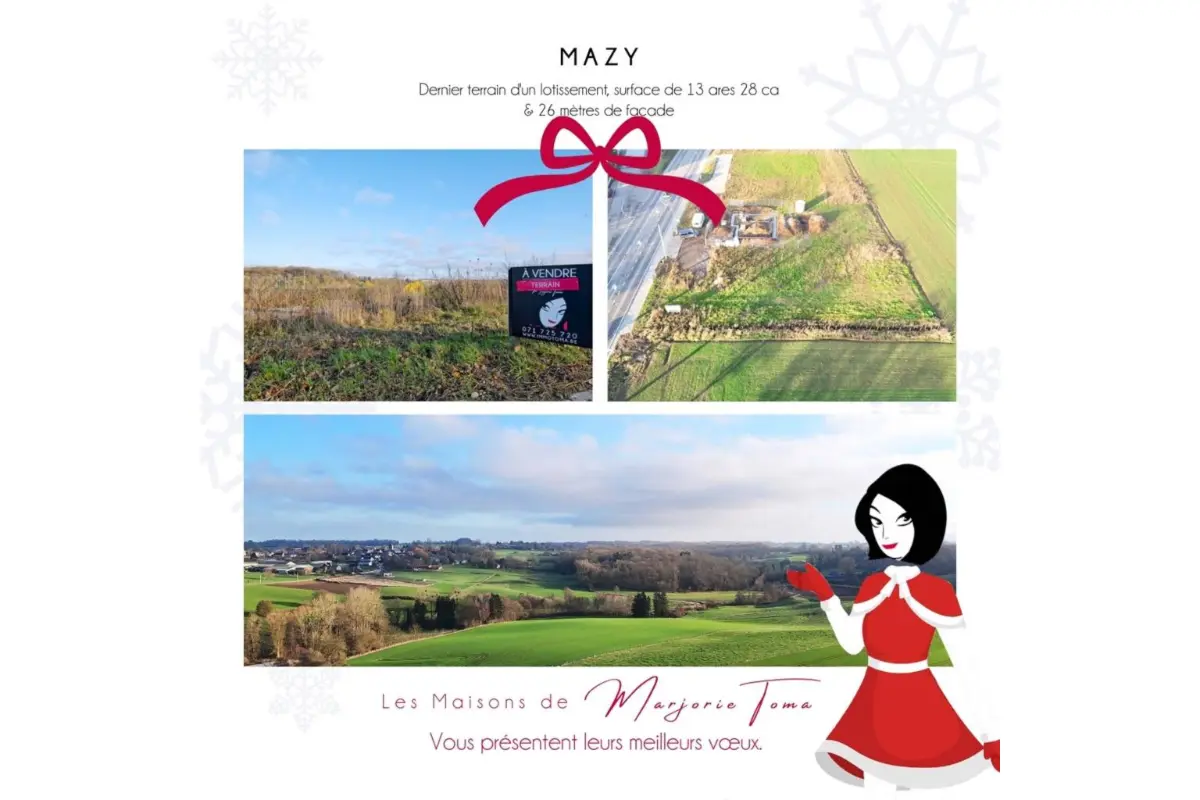 Terrain à vendre à Mazy 5032 140000.00€  chambres m² - annonce 676957