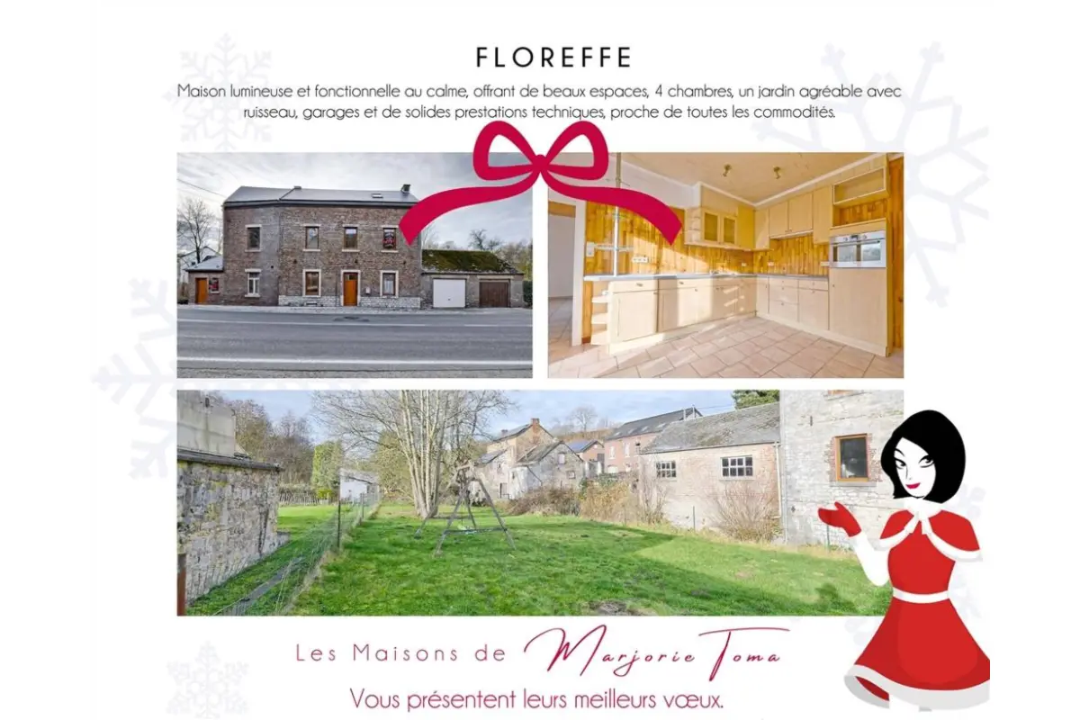 Maison à vendre à Malonne 5020 269000.00€ 4 chambres 190.43m² - annonce 676962