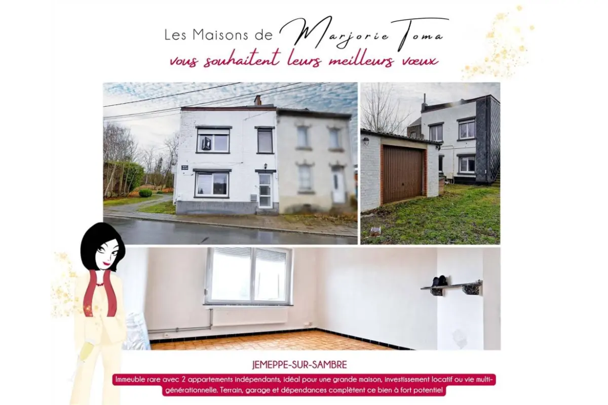 Maison à vendre à Jemeppe-sur-Sambre 5190 220000.00€ 4 chambres 129.00m² - annonce 676927