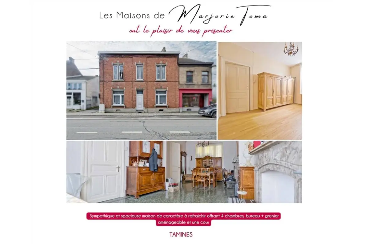 Maison à vendre à Tamines 5060 180000.00€ 4 chambres 308.29m² - annonce 752699