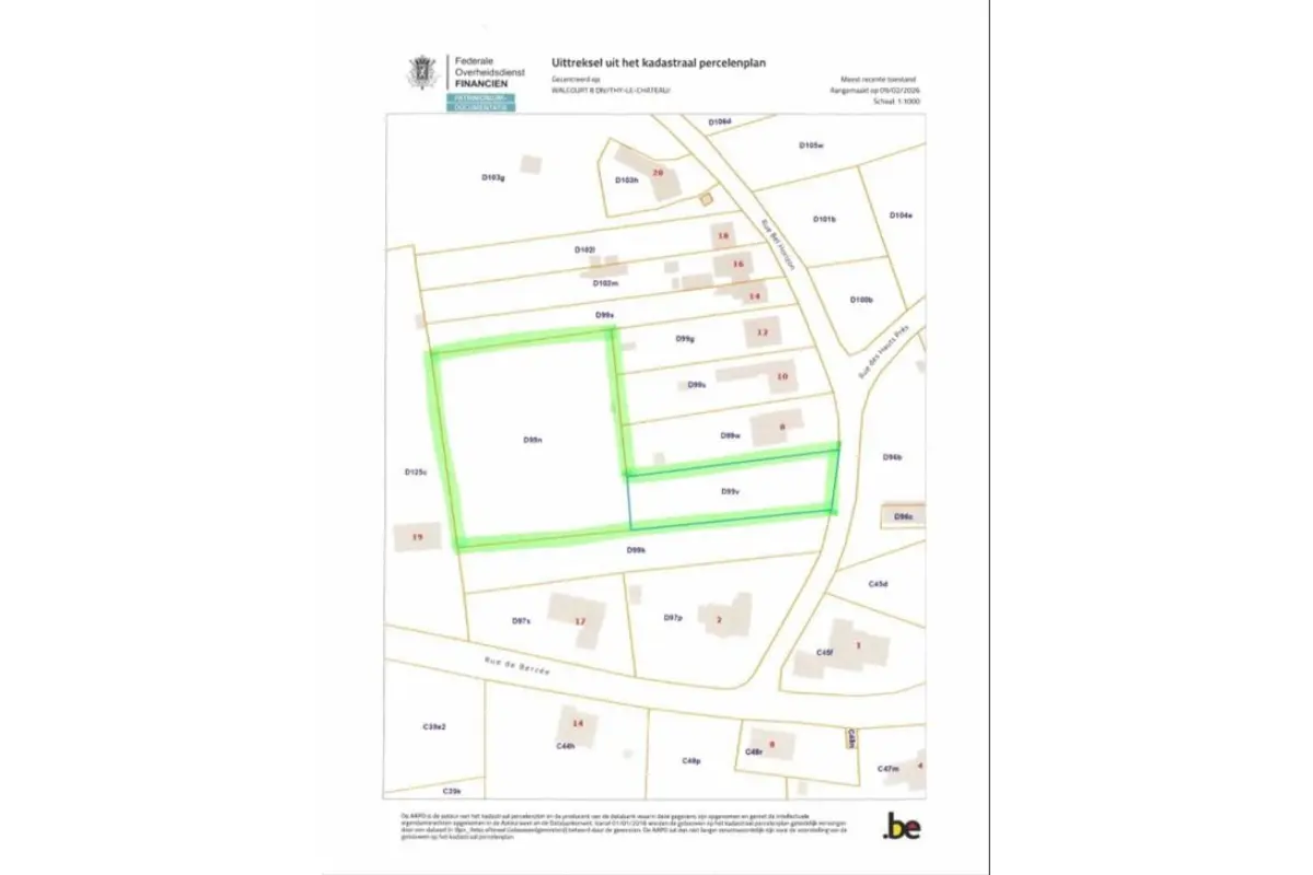 Terrain à bâtir à vendre à Thy-le-Château 5651 110000.00€  chambres m² - annonce 686828