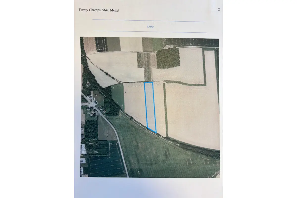 Terrain non bâtissable à vendre à Mettet 5640 60000.00€  chambres m² - annonce 687880