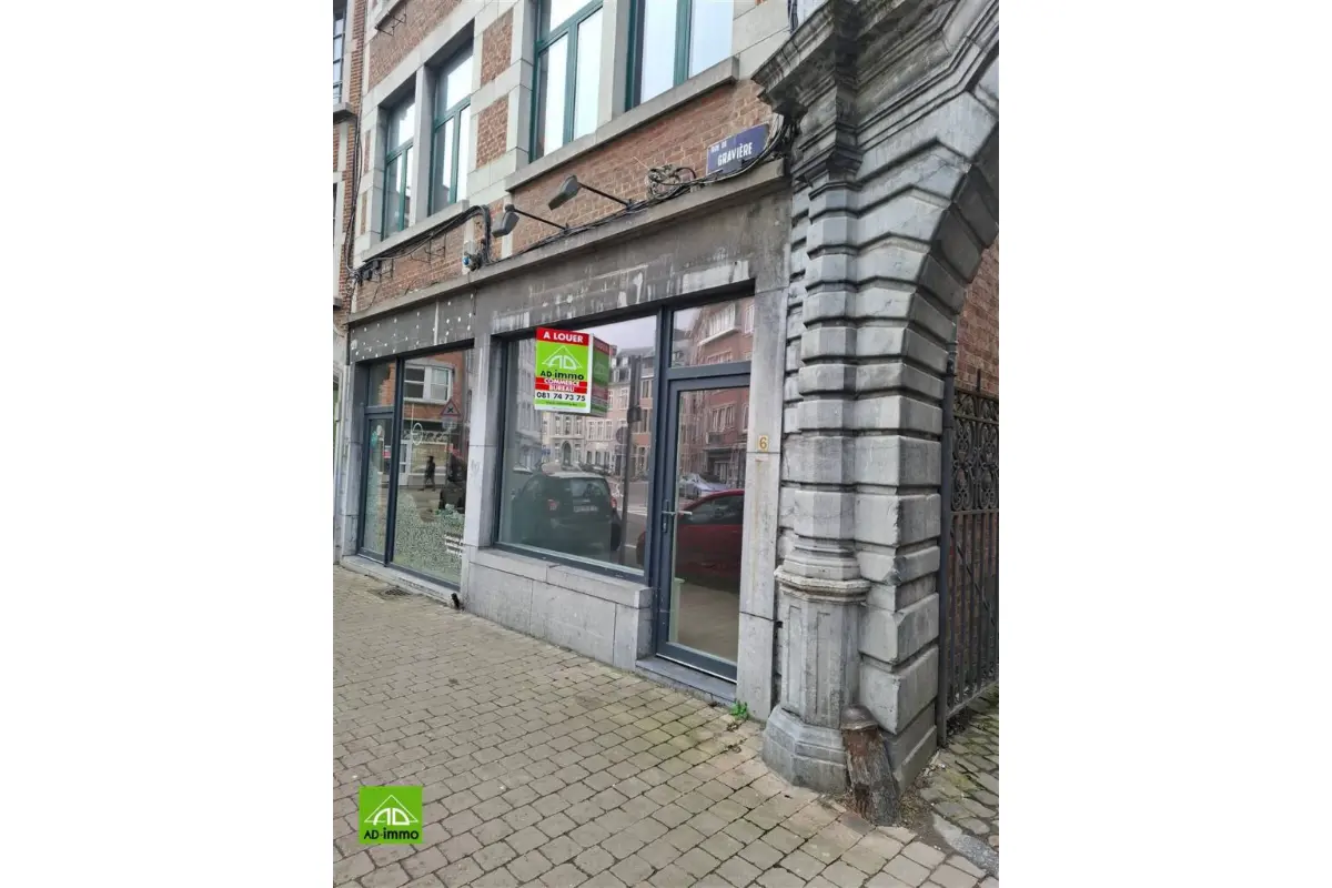 Commerce à  à Namur 5000 750.00€  chambres 56.00m² - annonce 687624
