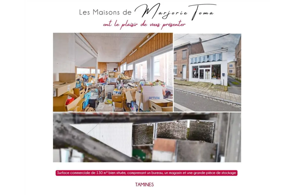 Commerce à vendre à Tamines 5060 125000.00€  chambres 130.00m² - annonce 752706