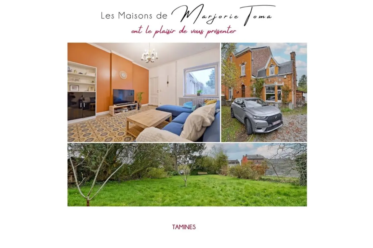 Maison à vendre à Tamines 5060 350000.00€ 4 chambres 267.81m² - annonce 752717