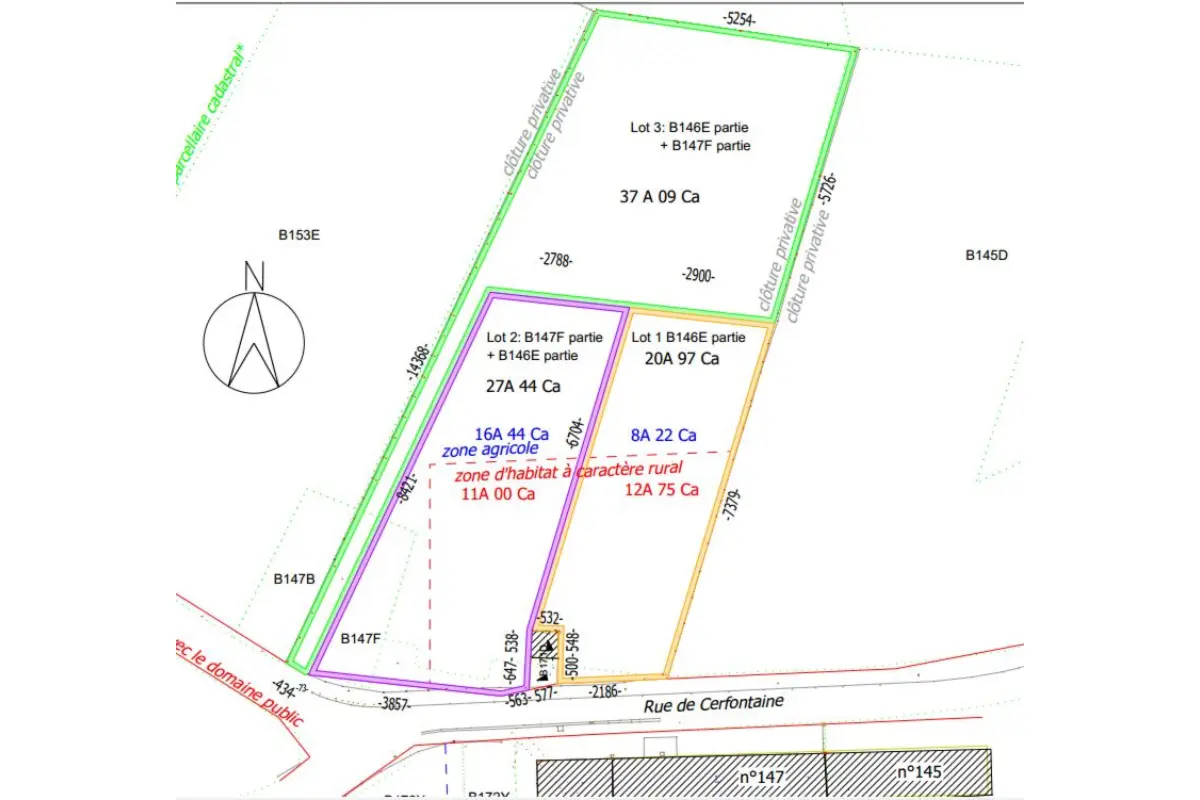 Terrain à bâtir à vendre à Boussu-en-Fagne 5660 46269.00€  chambres m² - annonce 697540