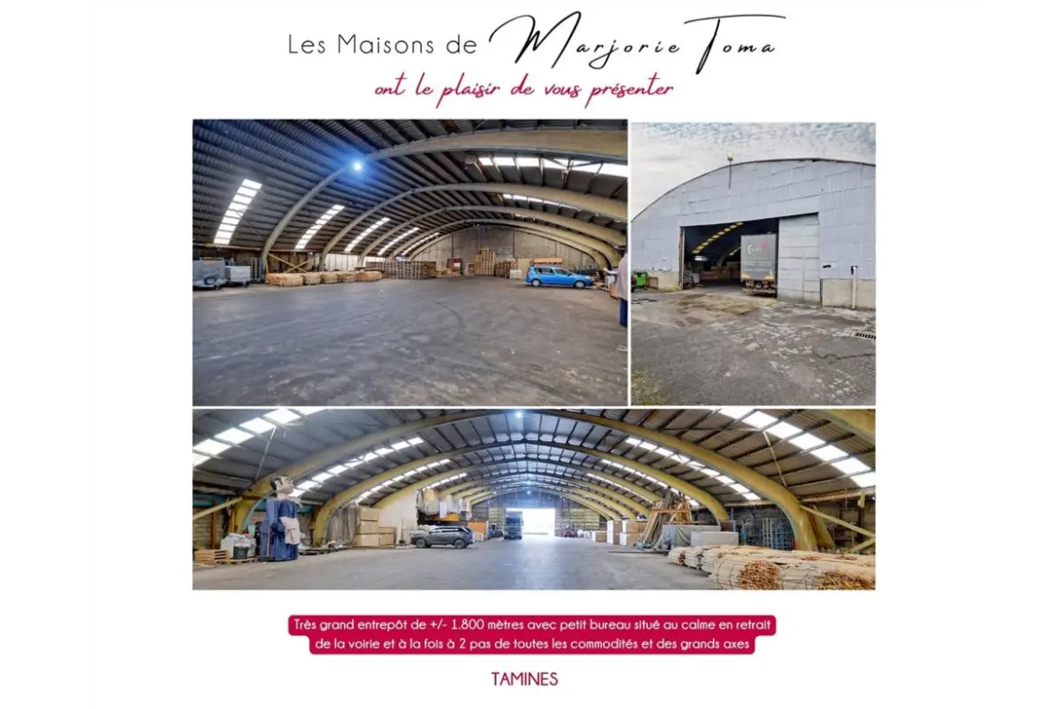 Commerce à vendre à Tamines 5060 399000.00€  chambres 1820.00m² - annonce 707399