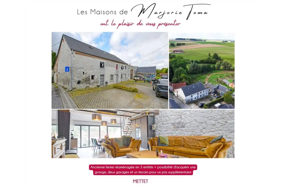 Parking / garage à vendre à Mettet 5640 369000.00€  chambres m² - annonce 708882