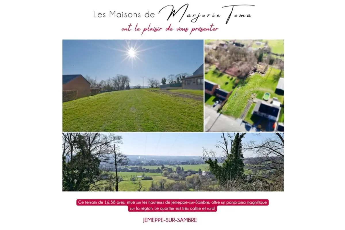Terrain à vendre à Jemeppe-sur-Sambre 5190 125000.00€  chambres m² - annonce 752745