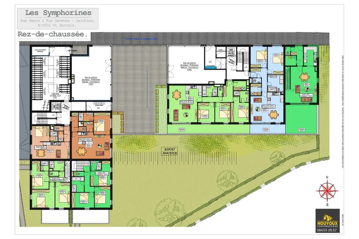 Commerce à vendre à Saint-Servais 5002 170000.00€  chambres 70.00m² - annonce 736492