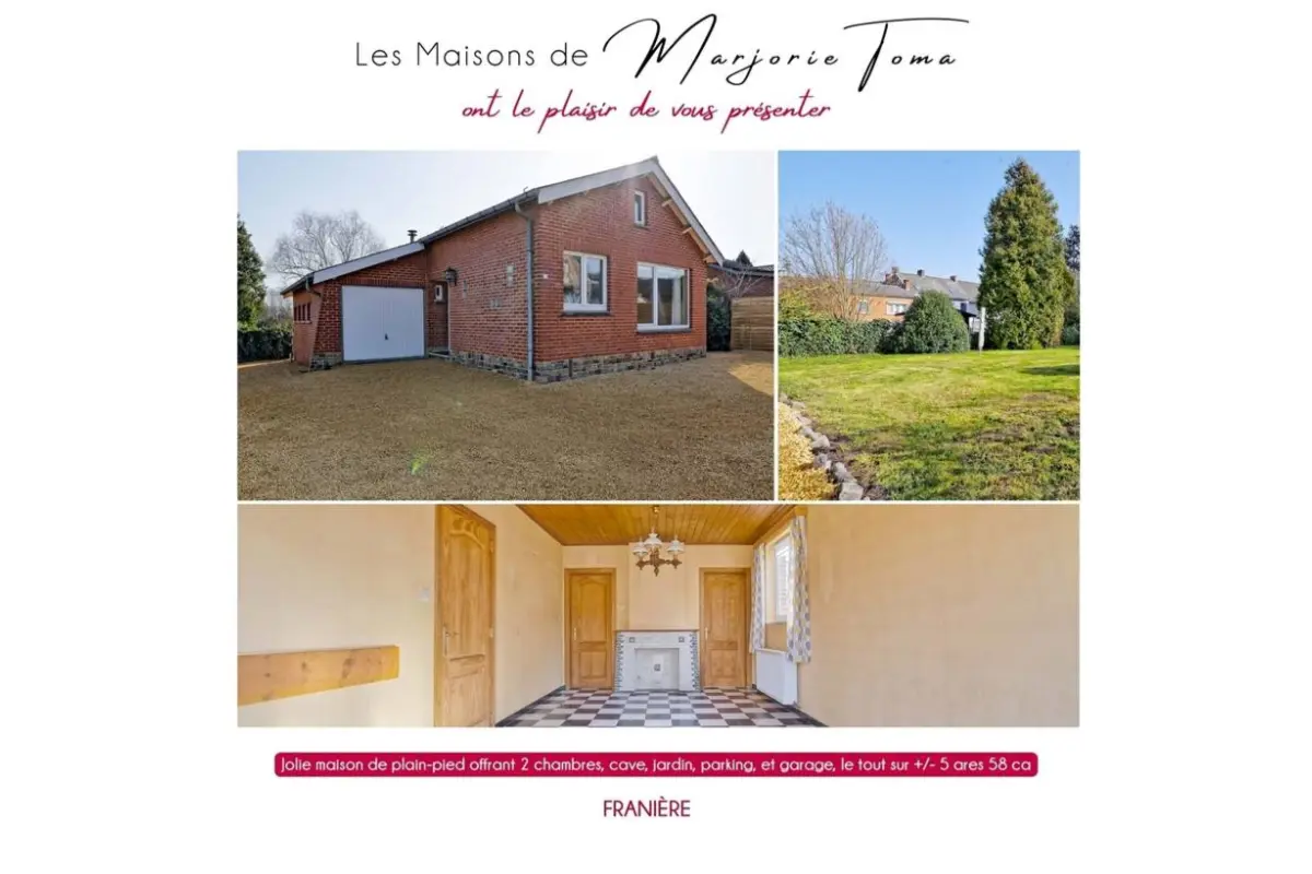 Maison à vendre à Franière 5150 250000.00€ 2 chambres 9762.00m² - annonce 752855