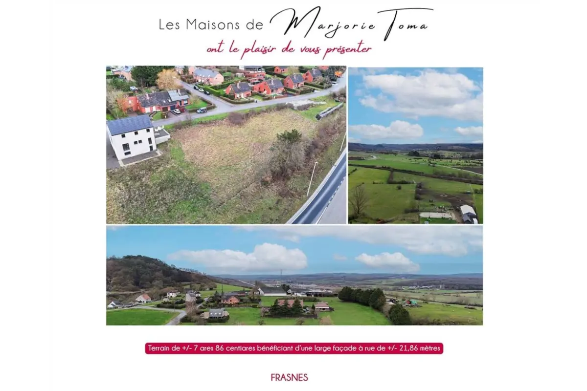Terrain à vendre à Frasnes 5660 70000.00€  chambres m² - annonce 752854