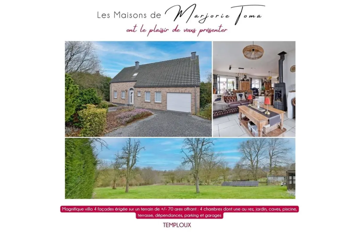 Maison à vendre à Temploux 5020 588000.00€ 4 chambres 405.86m² - annonce 752874
