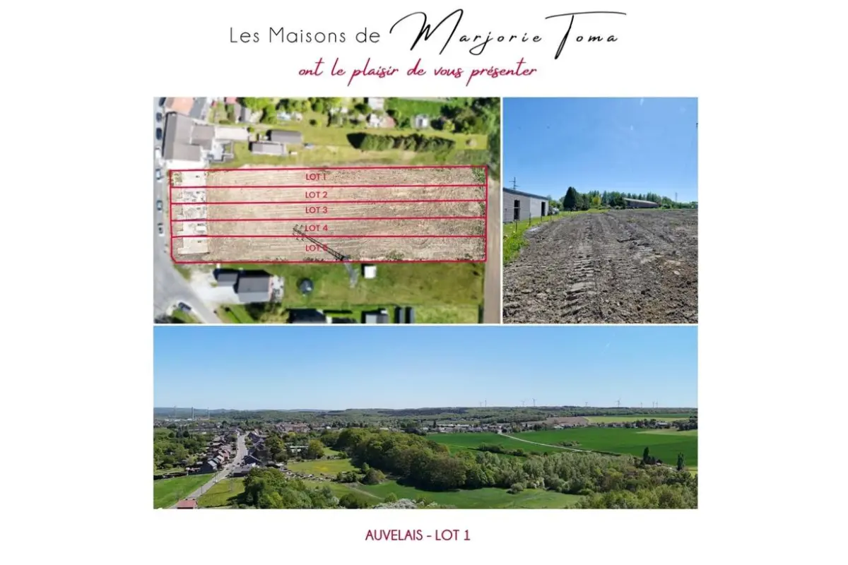 Terrain à vendre à Auvelais 5060 105000.00€  chambres m² - annonce 754903