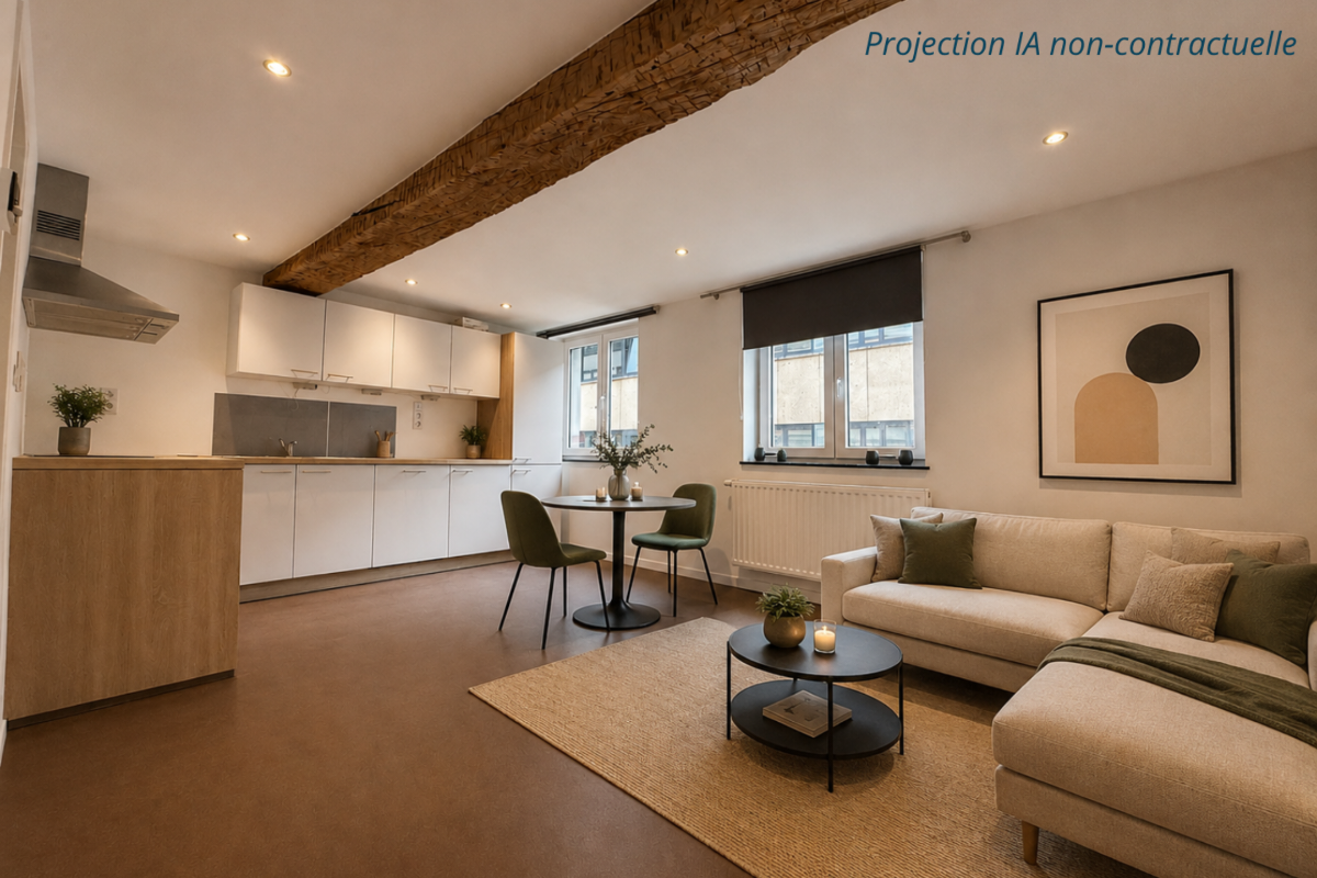 Appartement à louer à Namur 5000 750.00€ 1 chambres 40.00m² - annonce 779029