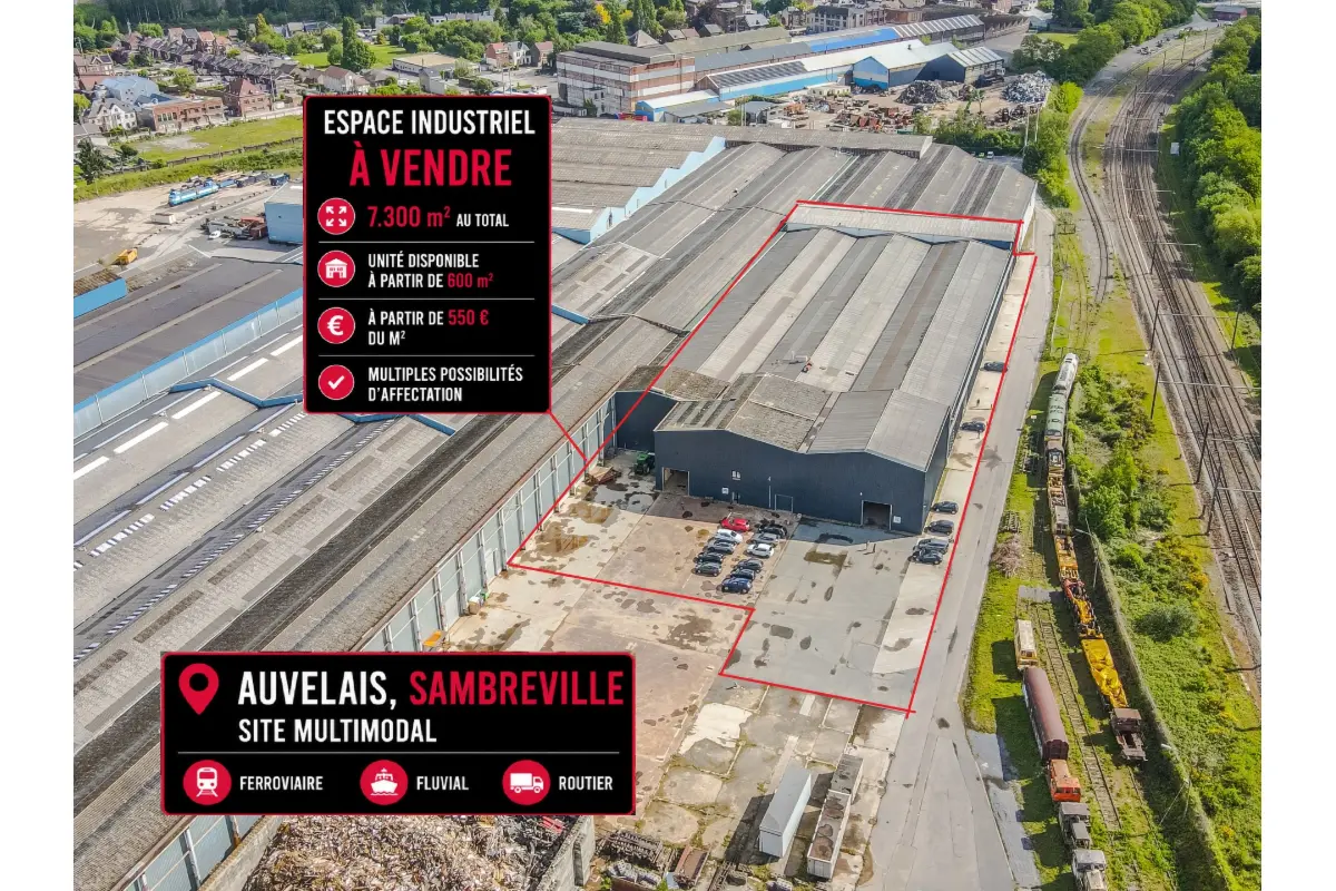Commerce à vendre à Sambreville 5060 1000000.00€  chambres 7200.00m² - annonce 780208