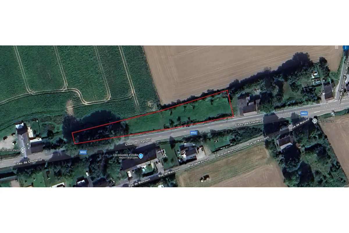 Terrain à vendre à Vitrival 5070 10000.00€  chambres m² - annonce 783843