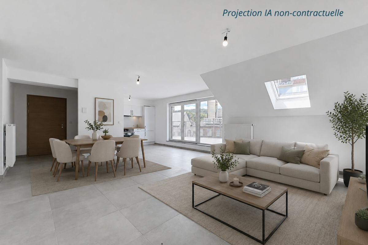 Appartement à louer à Jambes 5100 1050.00€ 2 chambres 96.49m² - annonce 793056